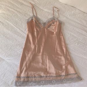 Victoria’s Secret Satin Babydoll Slip Nightgown Size Medium